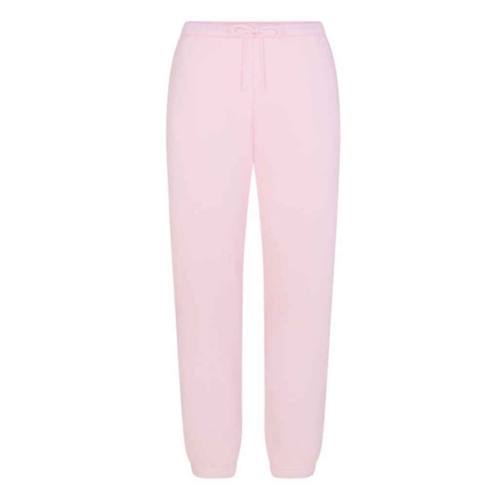 Skims Cotton Fleece Jogger in Cherry Blossom